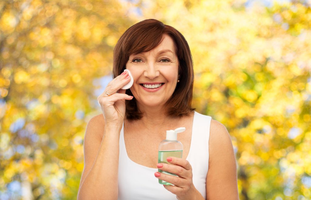 tonico de piel luego de limpieza facial